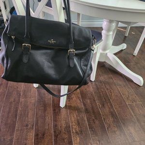 Kate Spade Weekender leather bag Black size L